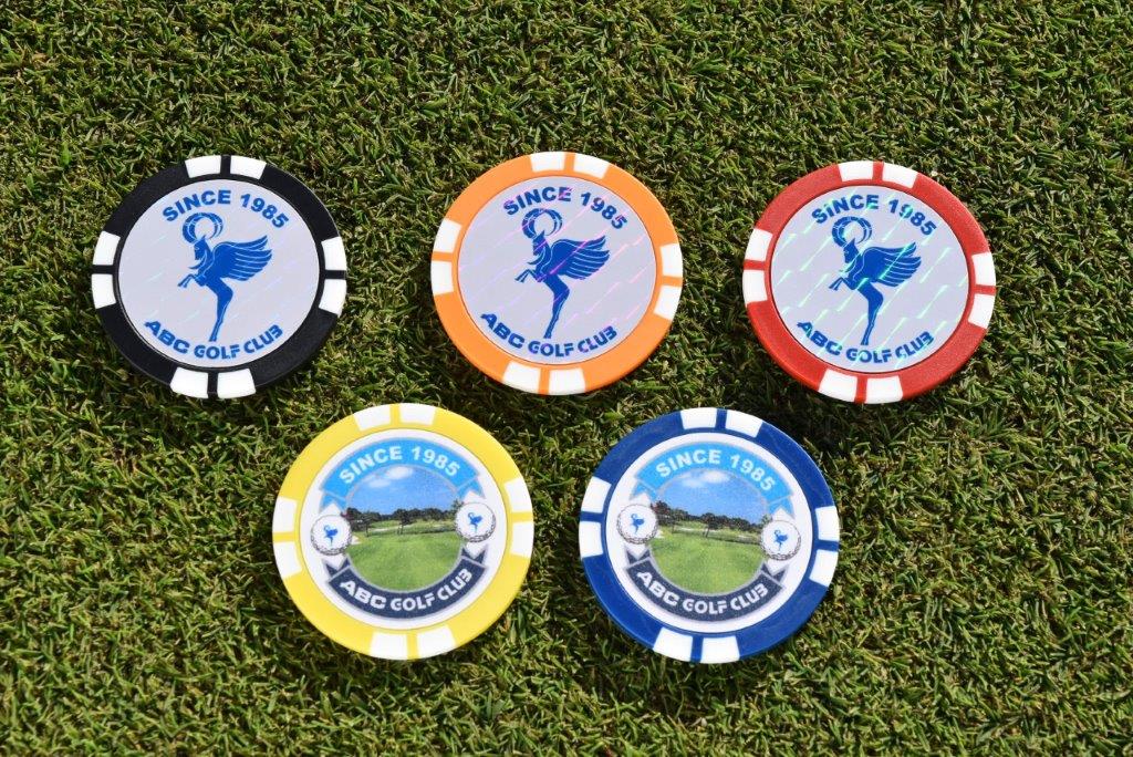 ABCゴルフ倶楽部オリジナル ホログラムマーカー 全5色