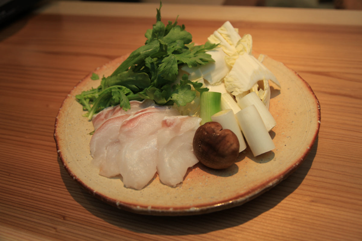 天然一本釣り高級クエ鍋セット(1人前)【送料無料】