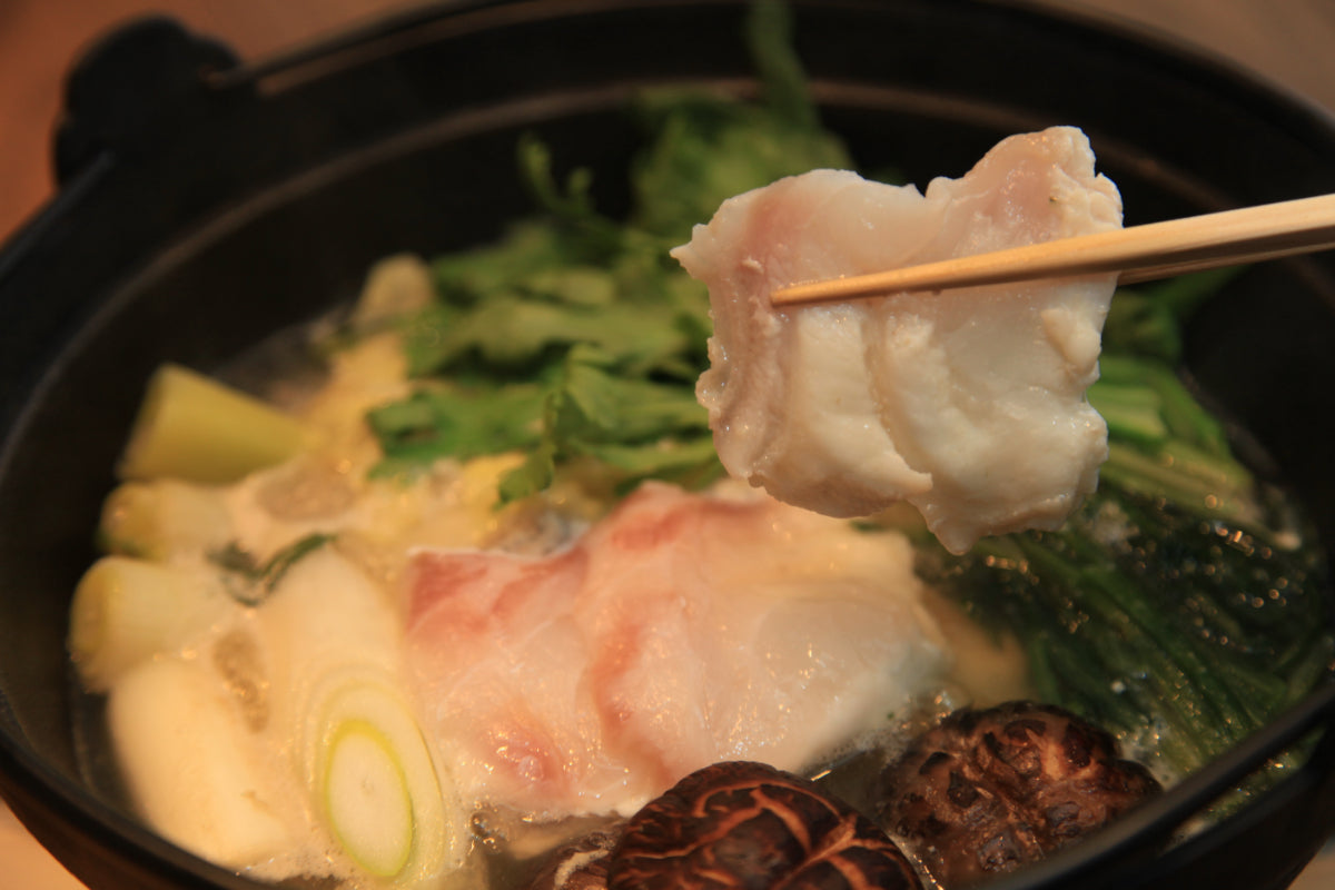 天然一本釣り高級クエ鍋セット(1人前)【送料無料】